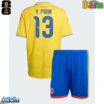 Colombia Yerry Mina #13 Hjemmedraktsett Barn EM 2024 Kortermet (+ Korte bukser)